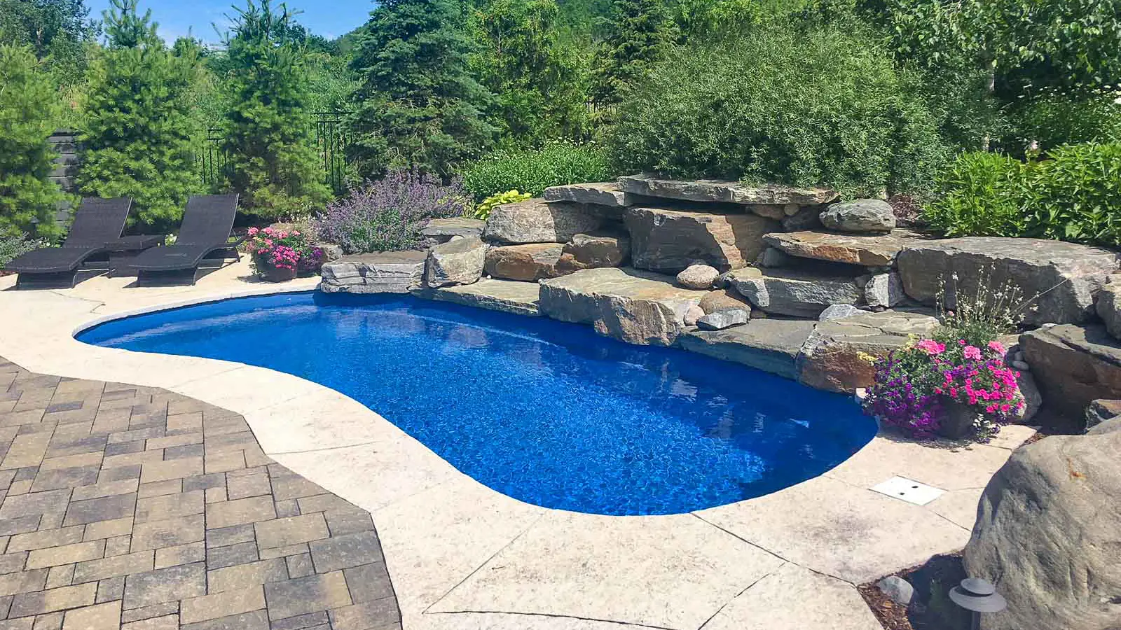 Leisure-Pools-Pinnacle-Fiberglass-Pool-Model-Hero The Tuscany™, a fiberglass pool design manufactured by Leisure Pools